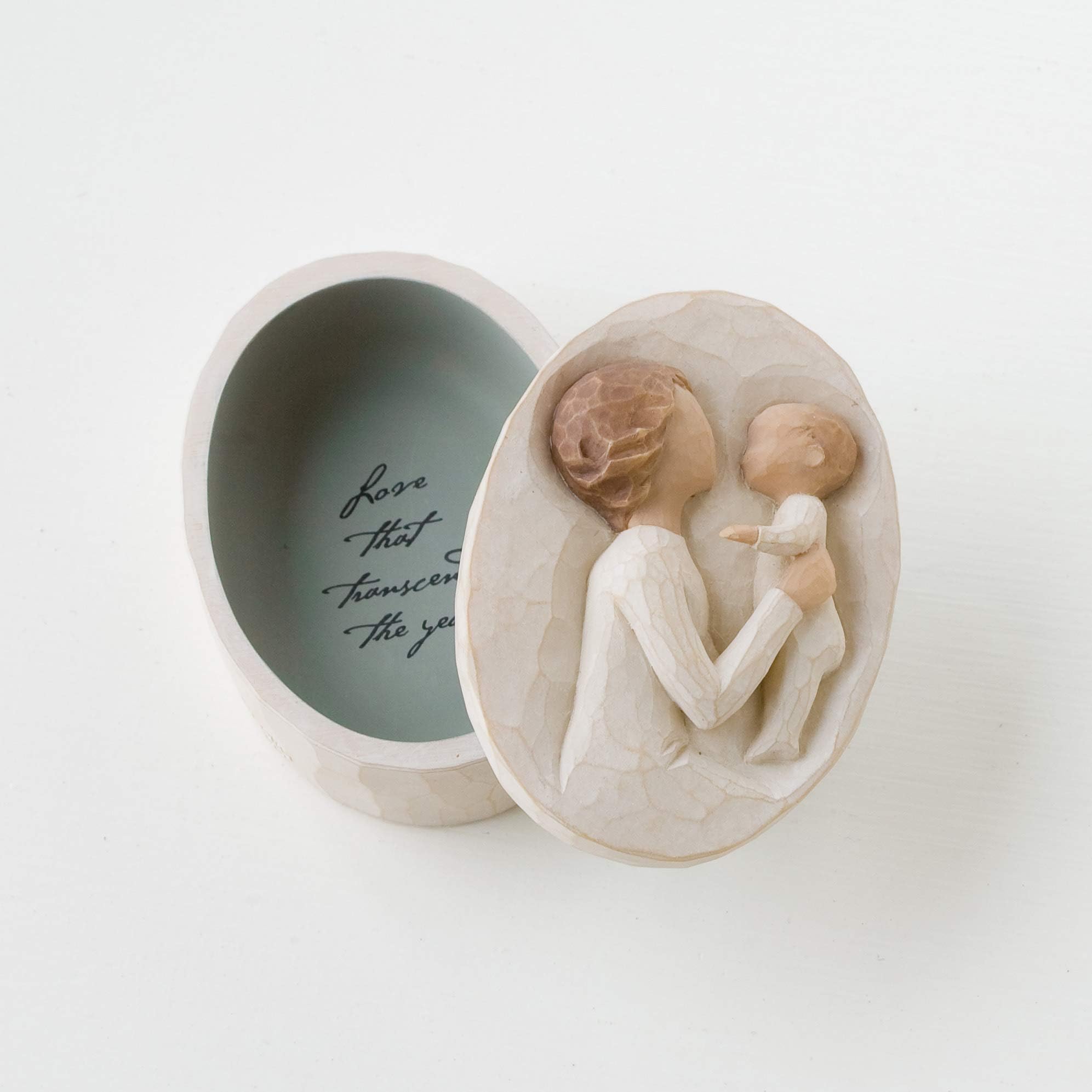Willow Tree Grandmother inside sentiment discovery adds emotional touch.