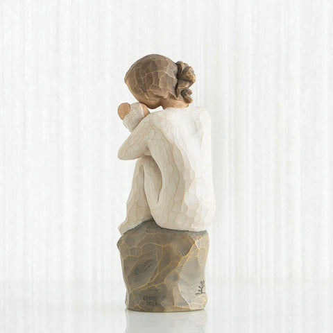 Willow Tree Guardian hand-painted details highlight delicate craftsmanship