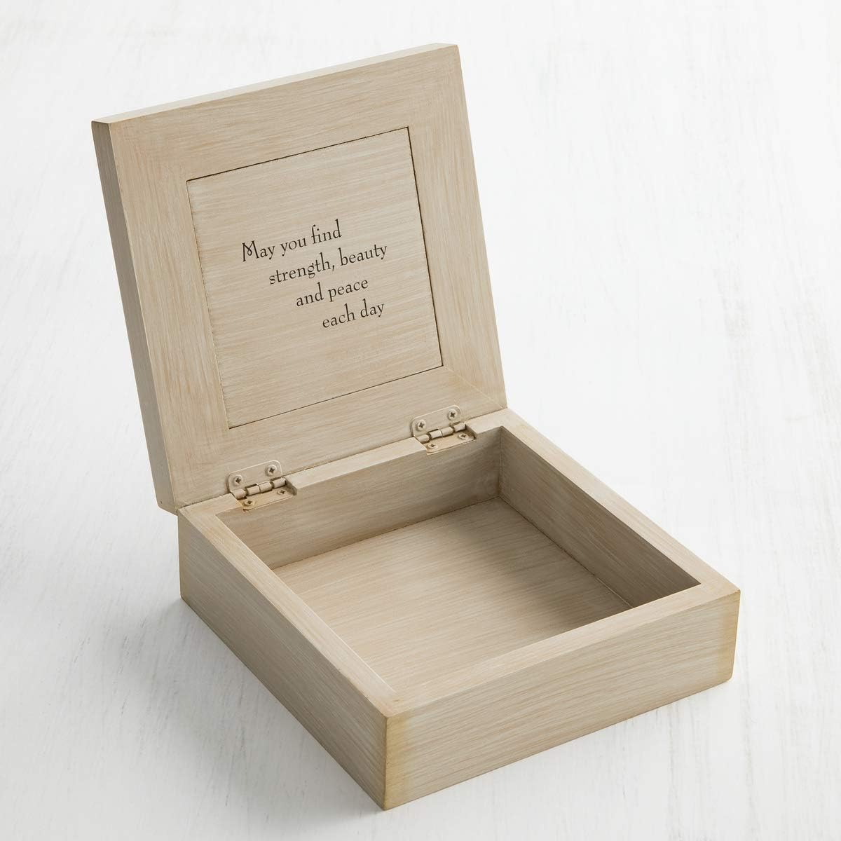 Willow Tree hand-painted box sized for jewelry, keys, and small keepsakes.