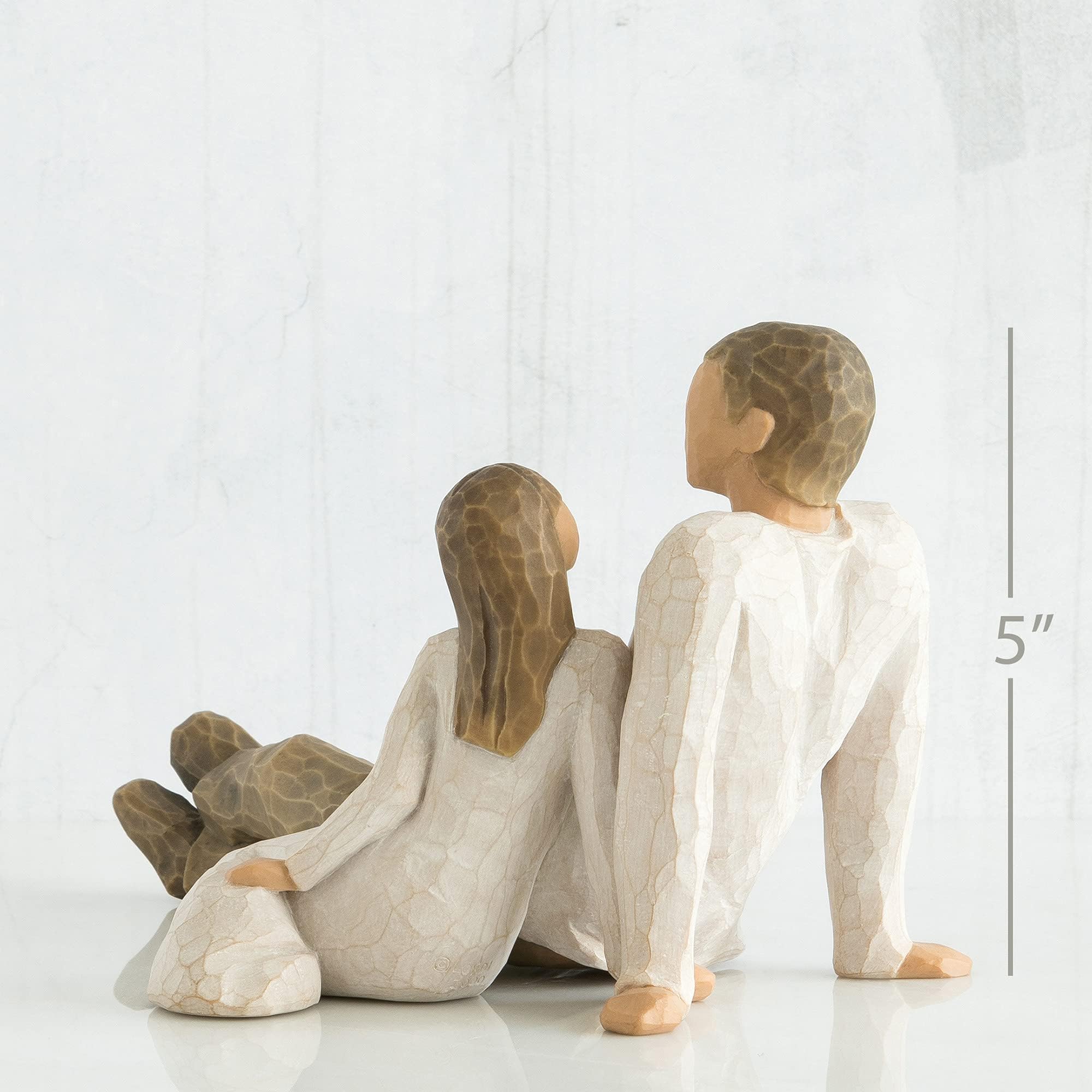 Willow Tree hand-painted resin figure, ideal display piece and gift.