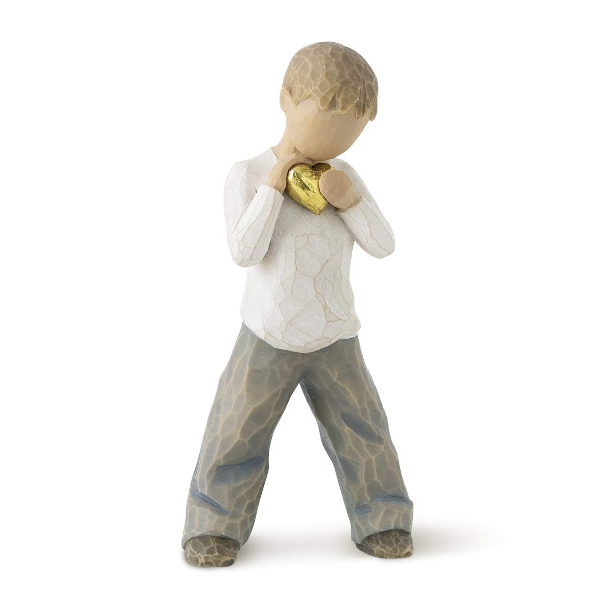Willow Tree Heart of Gold figure front view for elegant display.