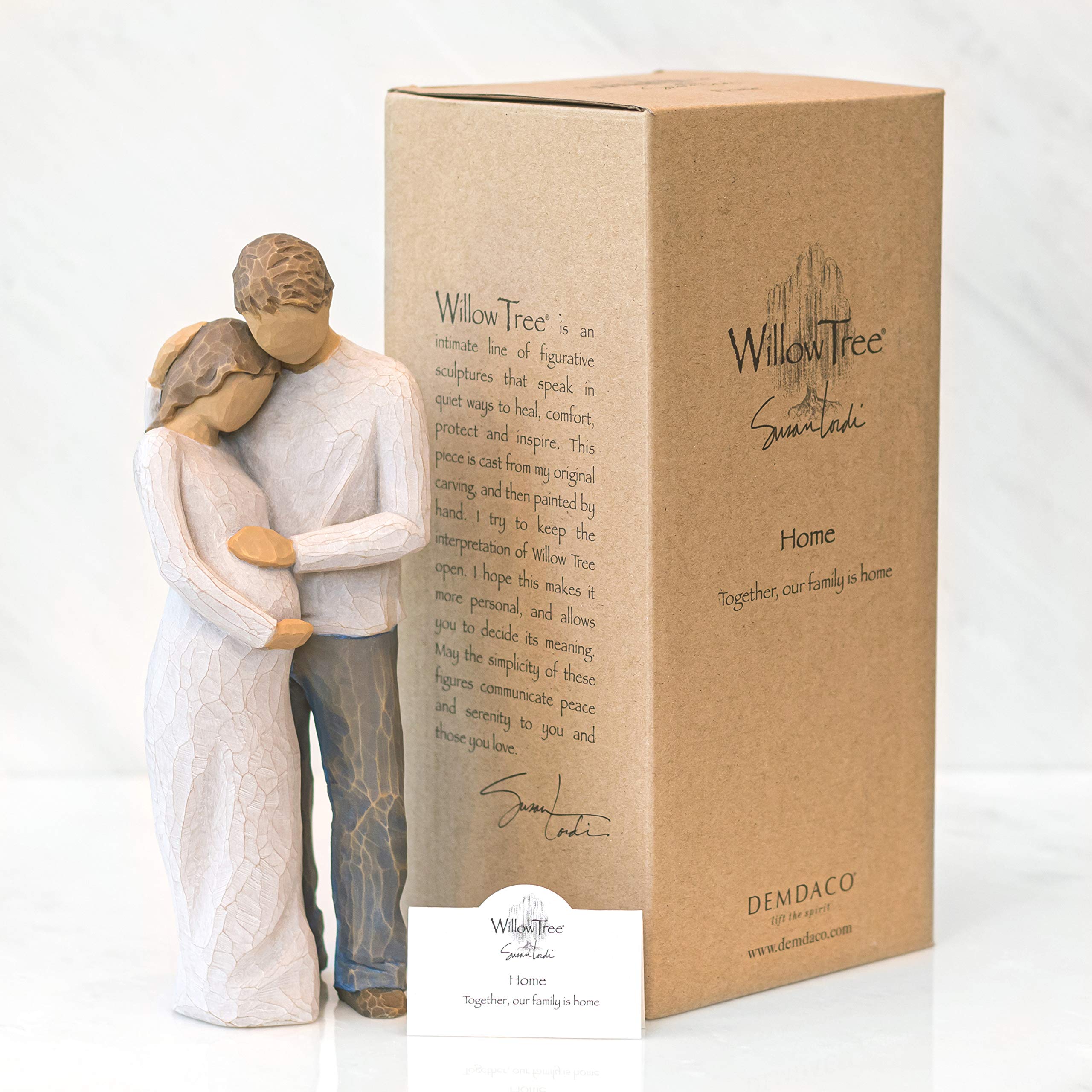Willow Tree hand-painted figure ready for mantel or shelf display