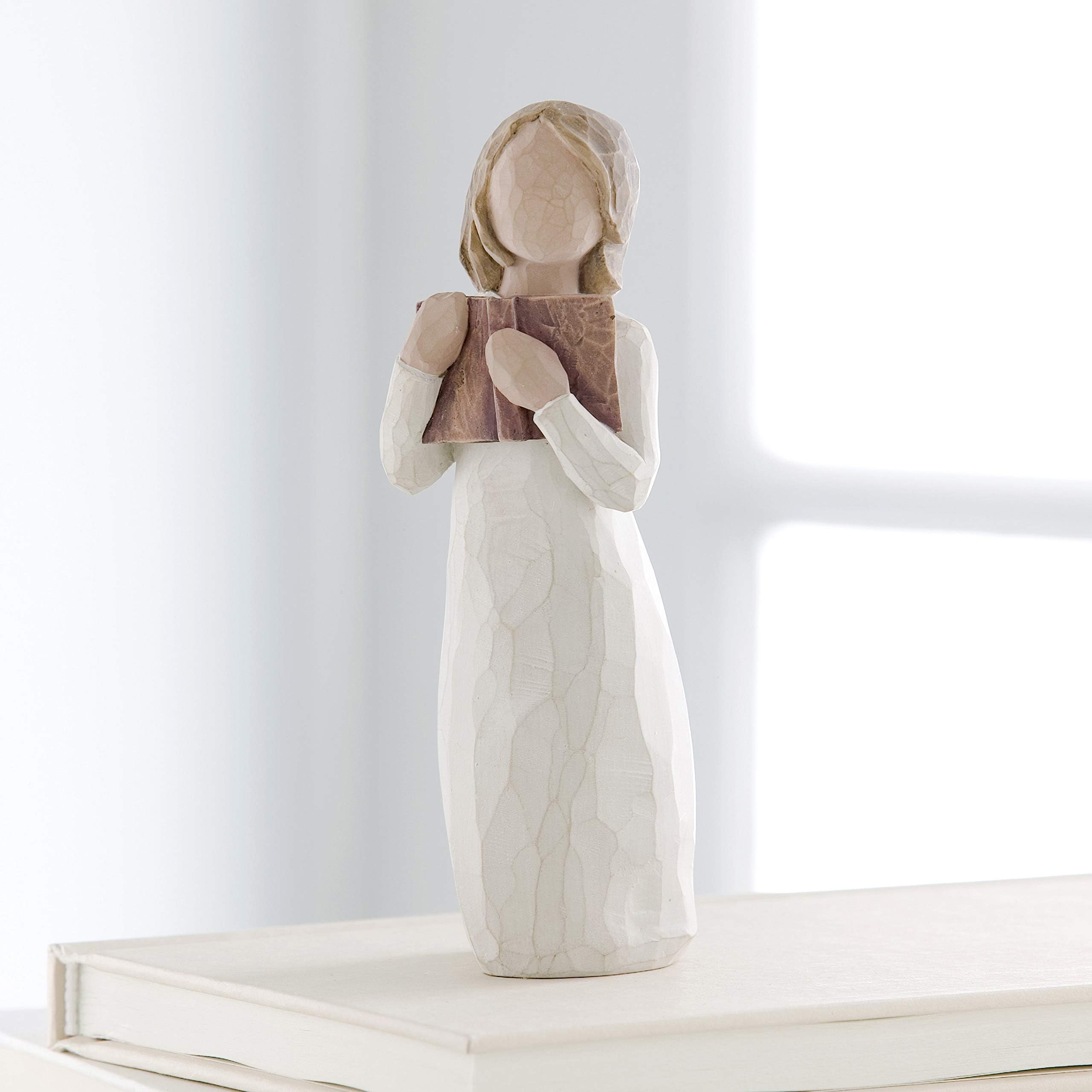 Gift-ready packaging for Willow Tree Love of Learning sculpture