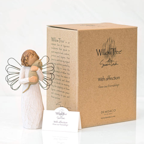 Willow Tree pet-lovers gift figurine adds sentiment to cozy living spaces