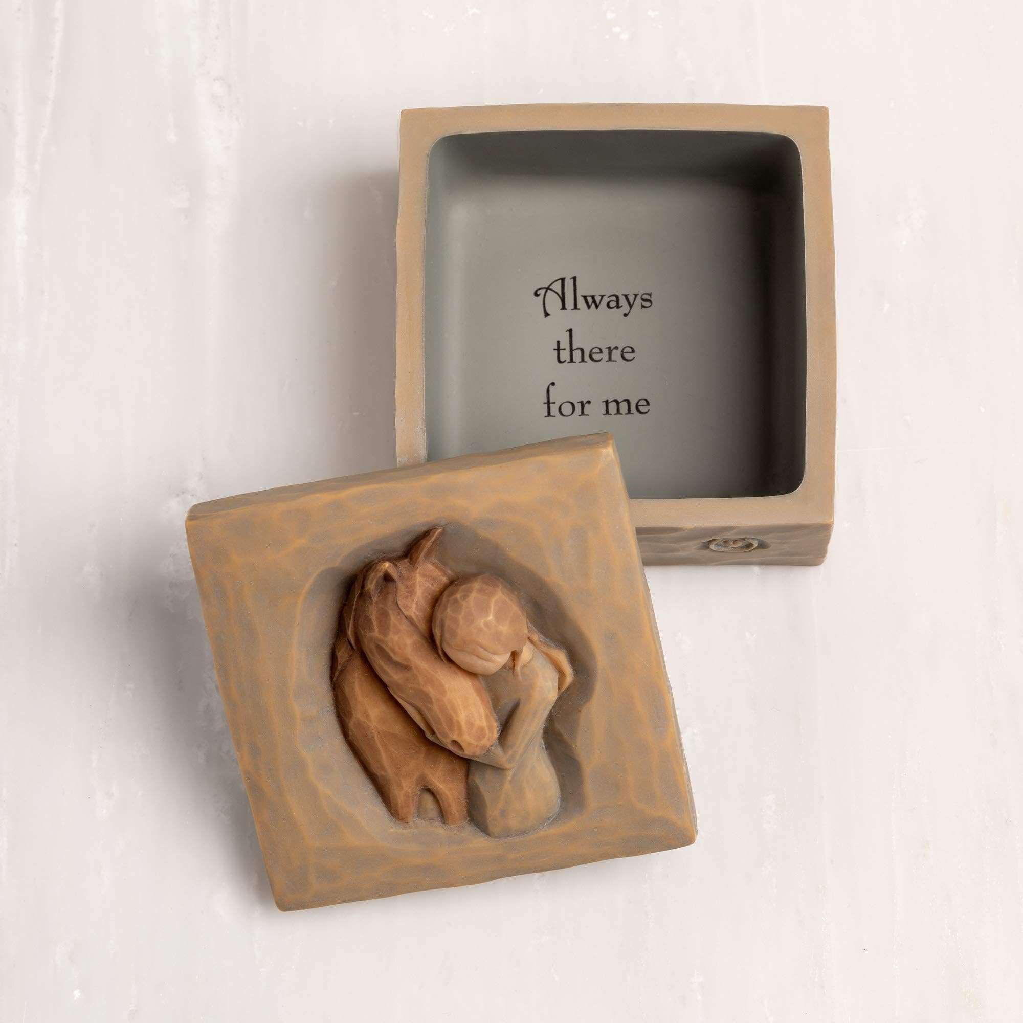 Willow Tree Quiet Strength gift packaging box, ready for gift-giving.