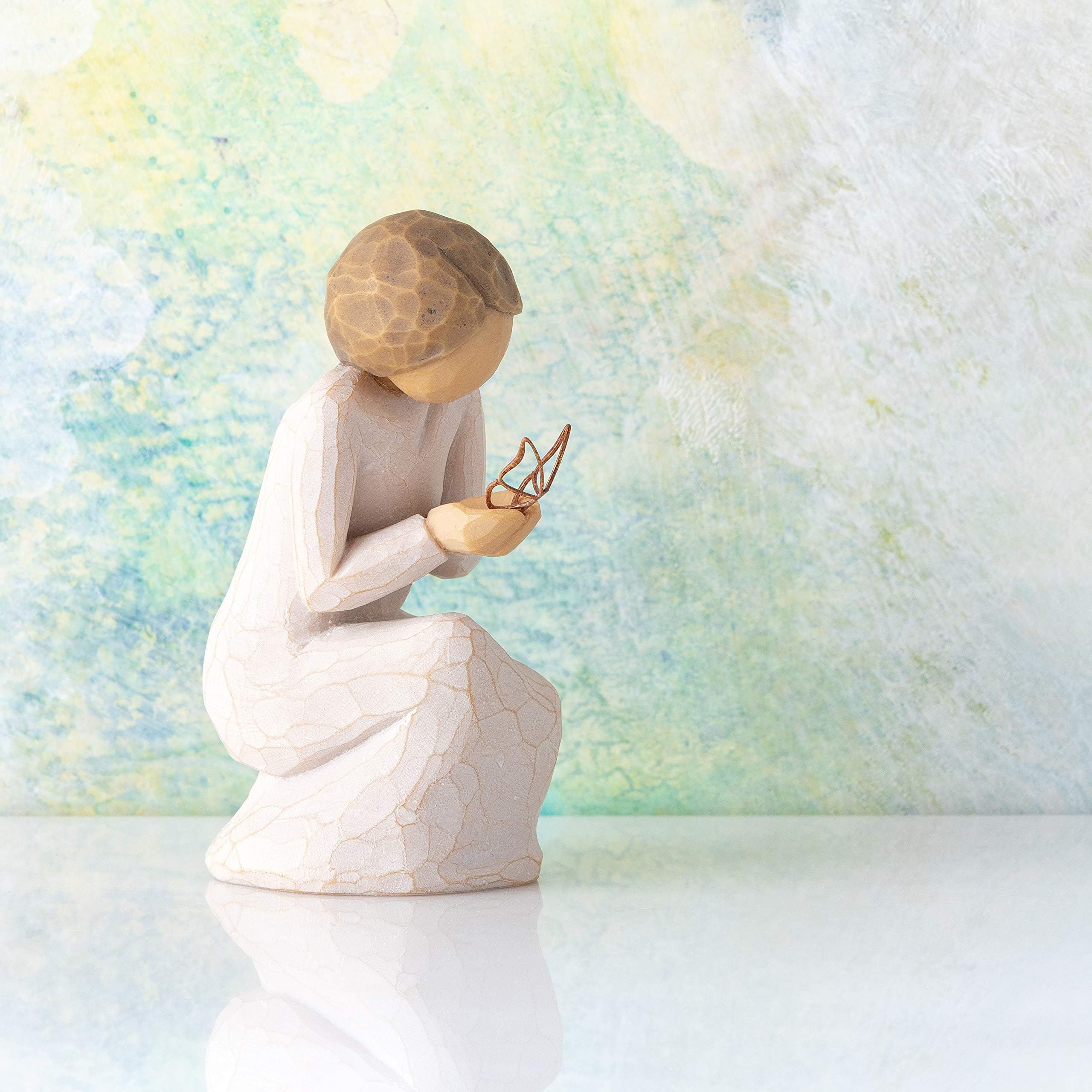 Willow Tree Quiet Wonder by Susan Lordi, hand-carved inspiration