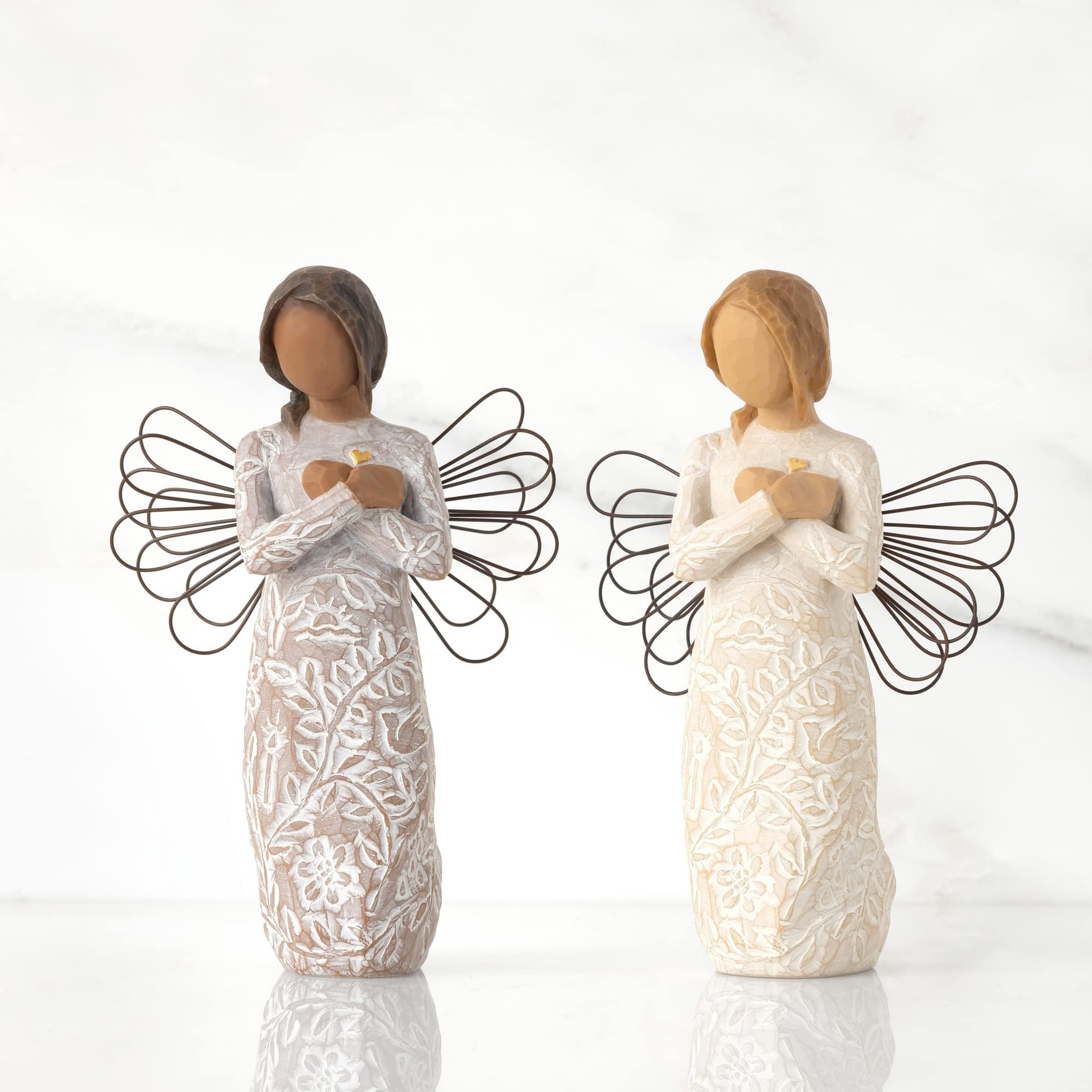 Willow Tree Remembrance Angel dress features remembrance icons; evocative details of memory
