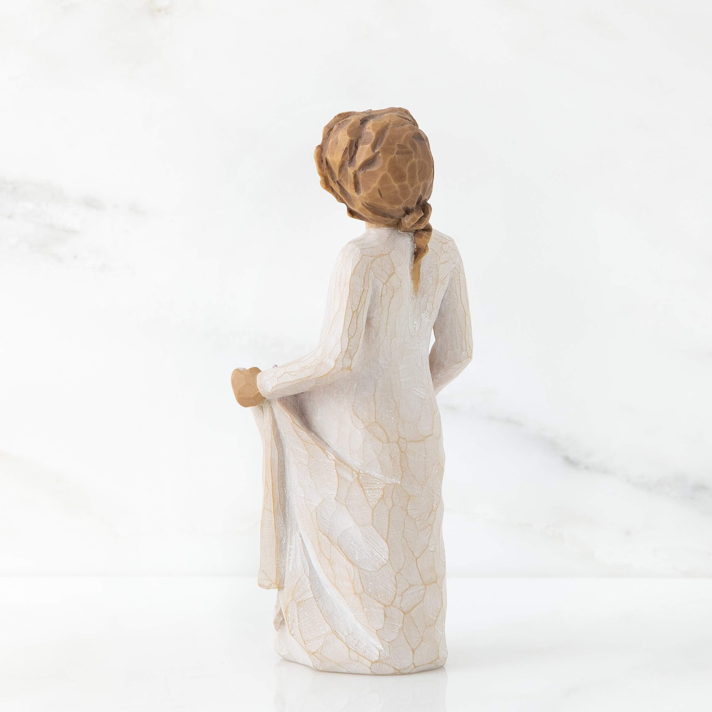 Hand-painted resin Willow Tree Simple Joys sculpture by Susan Lordi