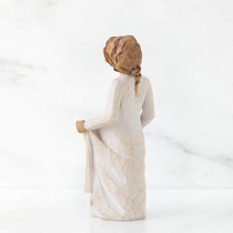 Hand-painted resin Willow Tree Simple Joys sculpture by Susan Lordi