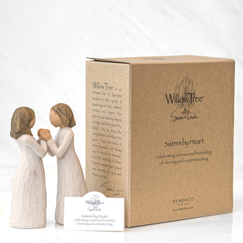 Willow Tree Sisters by Heart ready-to-wrap gift box enhances special occasions.