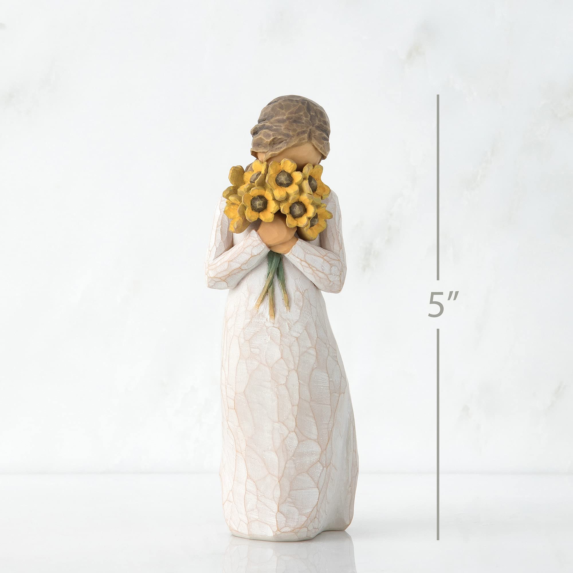Willow Tree Warm Embrace enclosure card sentiment, perfect for celebrating friendship.