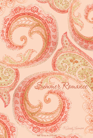 WillowBrook Summer Romance sachet with plumeria and coconut for closet freshness.