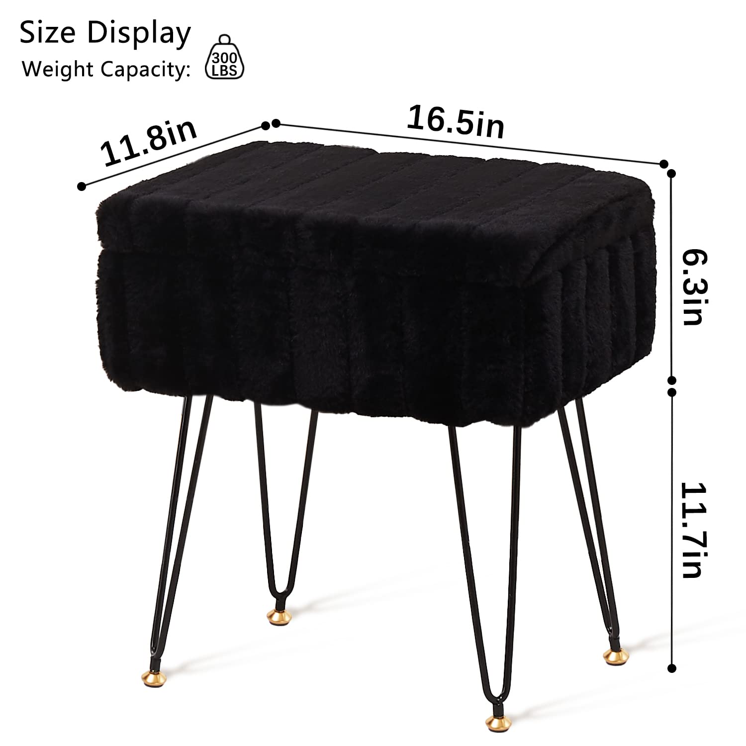 Wimarsbon modern metal hairpin legs add a contemporary touch.