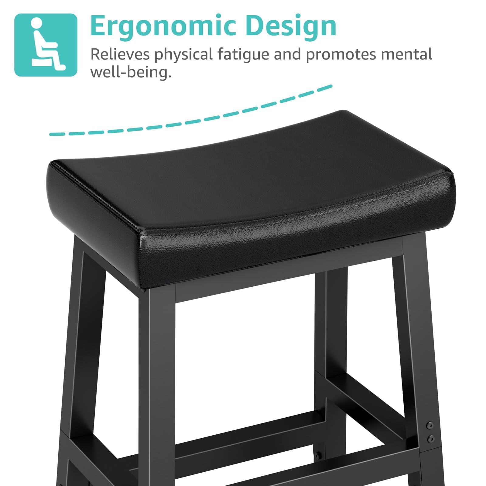WINAZ compact space-saving stool stored under counter