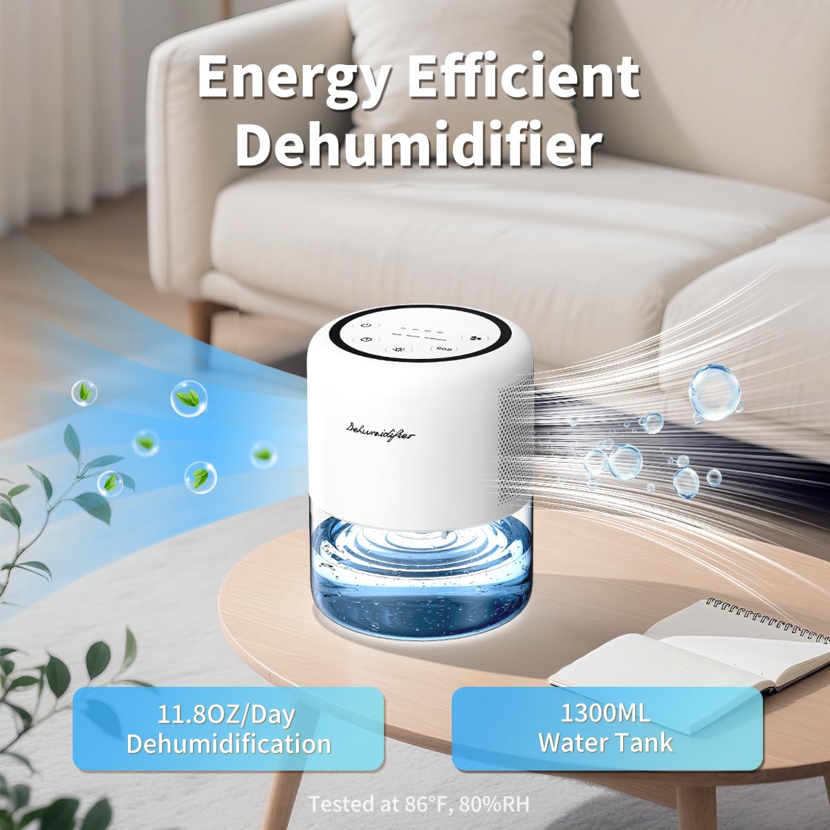 Windangel dehumidifier Sleep Mode display reduces noise for restful nights