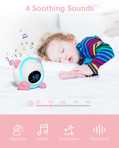 Windflyer OK to Wake Clock pink materials and certifications emphasize safety