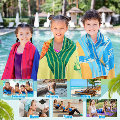 Windkream soft absorbent towels, perfect for post-swim drying at home or spa.