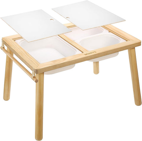 Wingyz Kids Table top with storage bins for organized play
