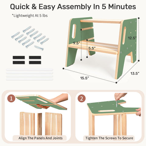 WINGYZ 3-height system grows with your child from age 1 onward