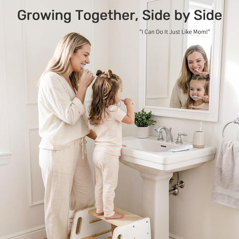 WINGYZ toddler-step-stool-portable-5lbs lightweight and easy to move between rooms.
