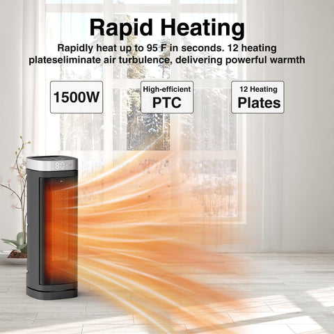 WINHL space heater safety features emphasize tip-over and overheat protection for peace of mind.