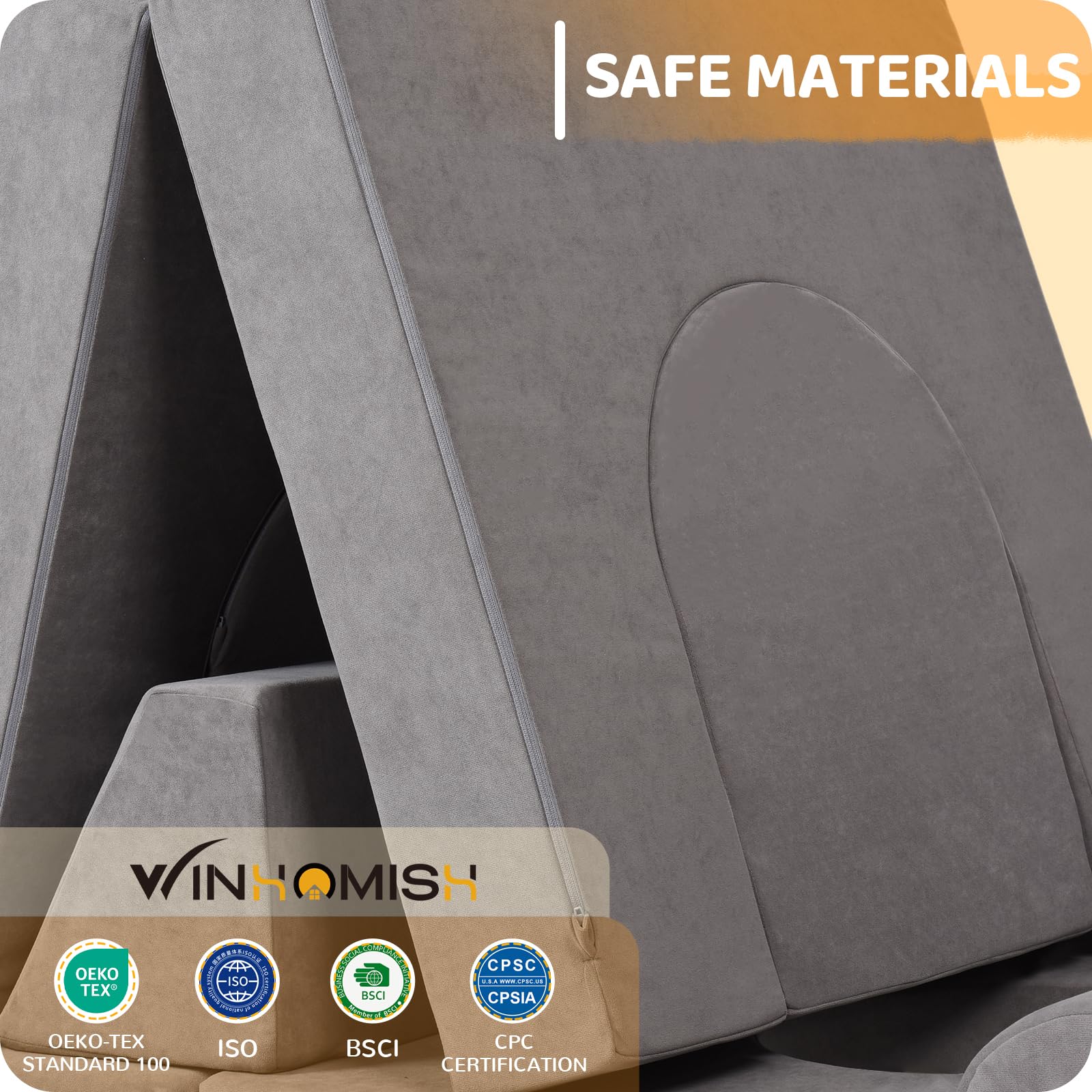 Winhomish portable lightweight design for easy room-to-room movement.