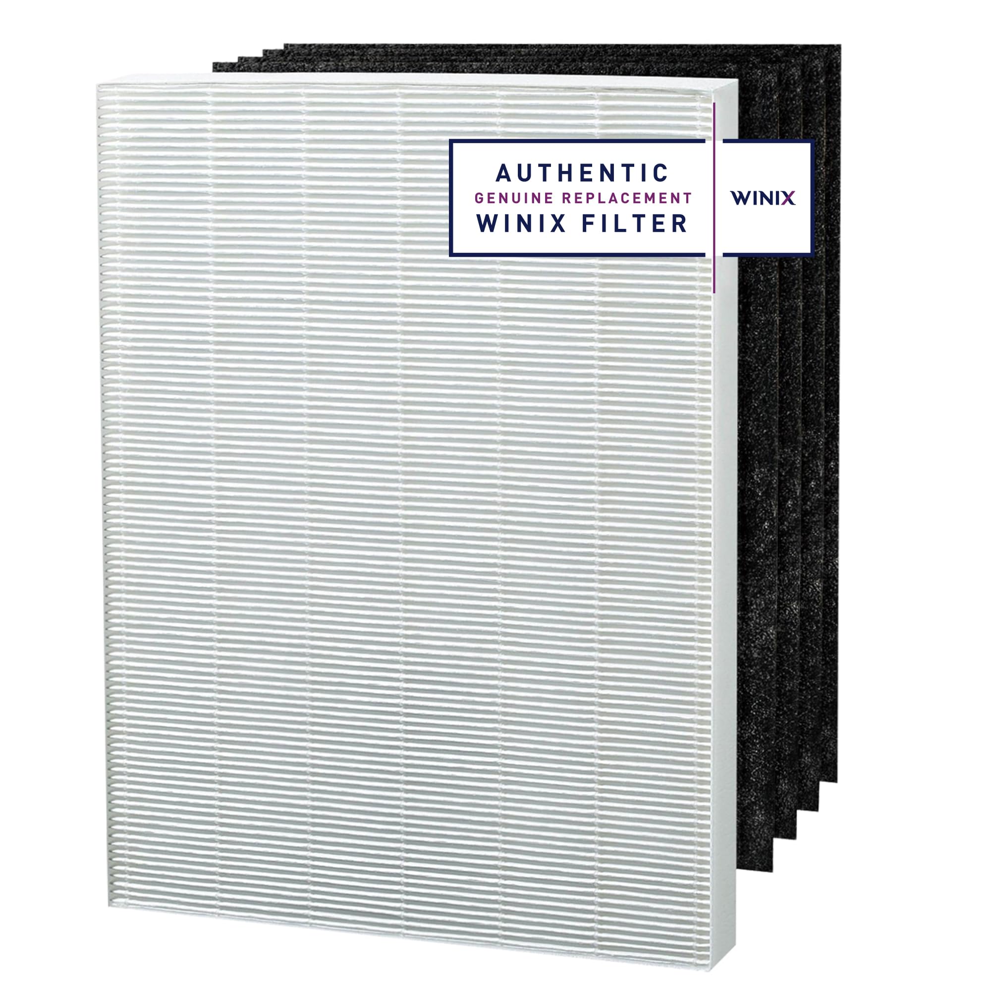 Winix 115115 True HEPA filter close-up showing high efficiency air capture