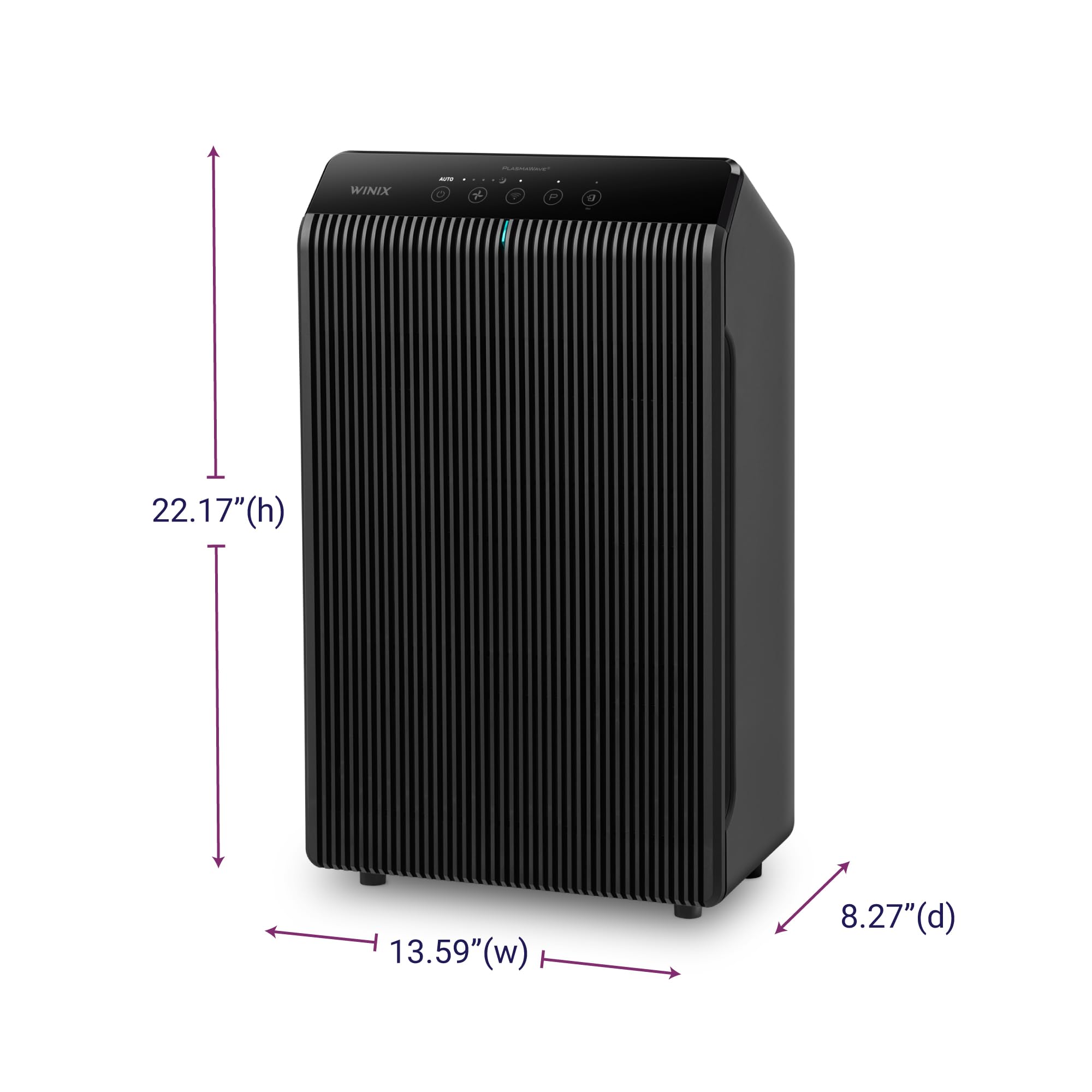 Winix 5510 Sleep Mode keeps noise levels low at night.