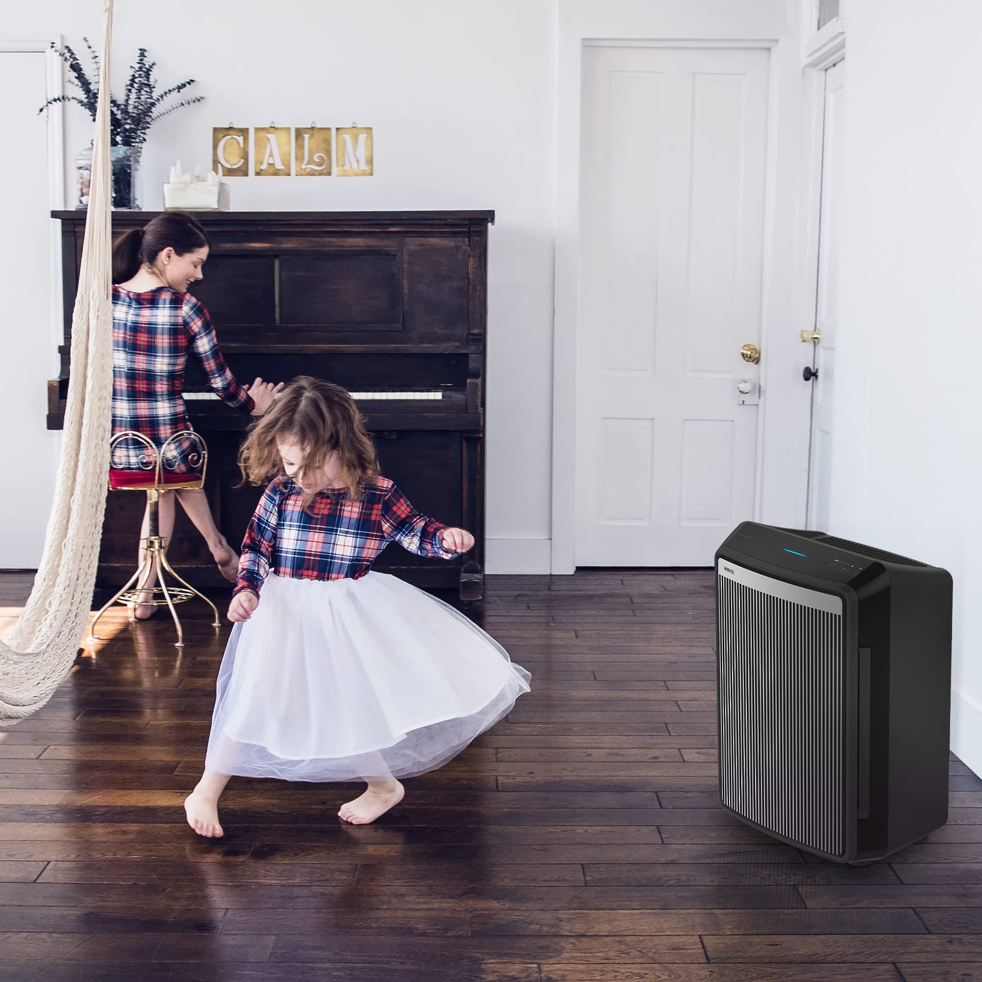 Winix 9800 dual sensors and Auto Mode for adaptive cleaning.