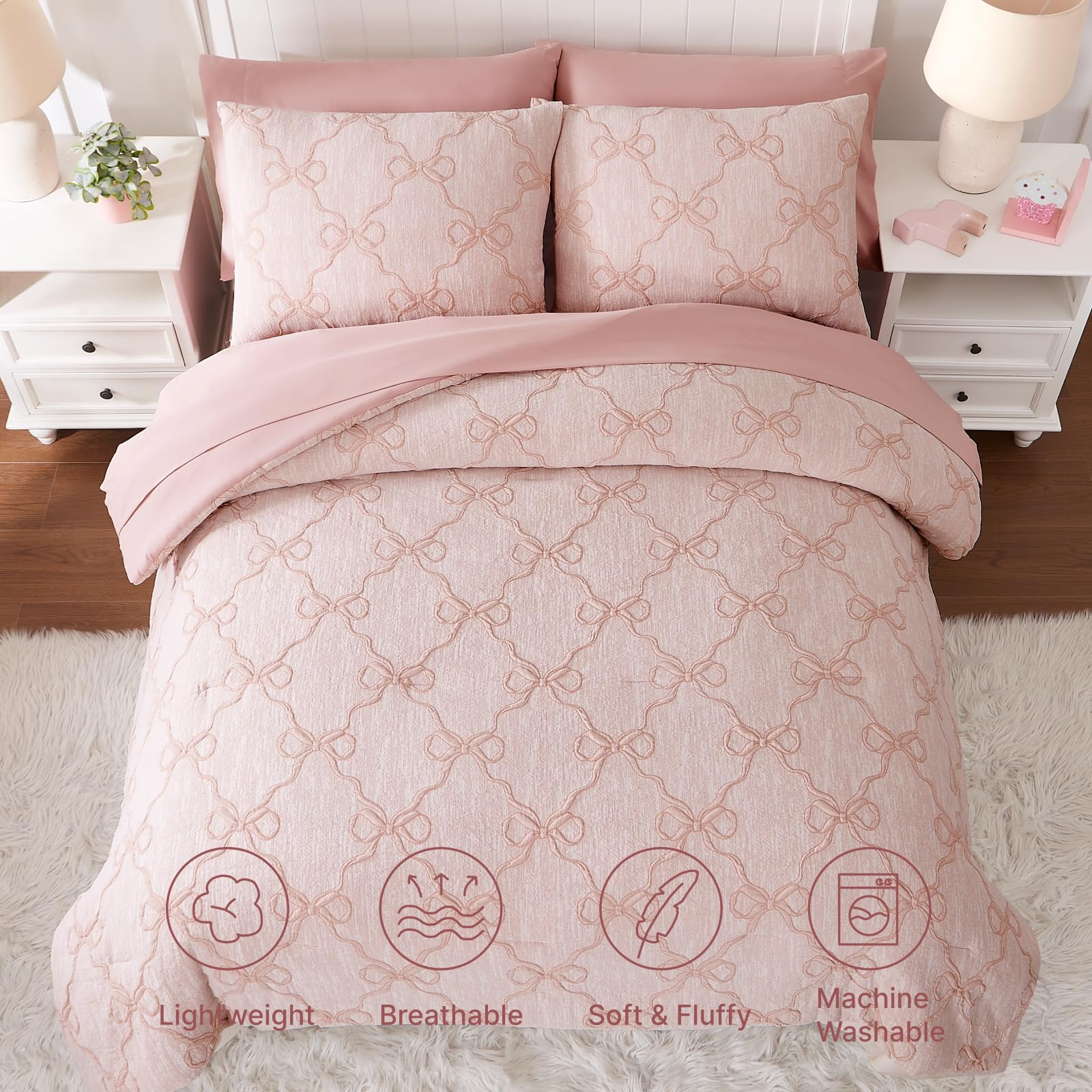 Wink Deer's pink diamond design closeup highlighting princess vibe