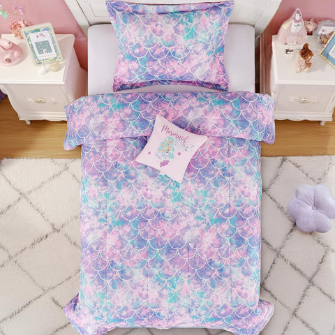Wink Deer glow pattern mermaid lights up softly in the dark for bedtime magic.