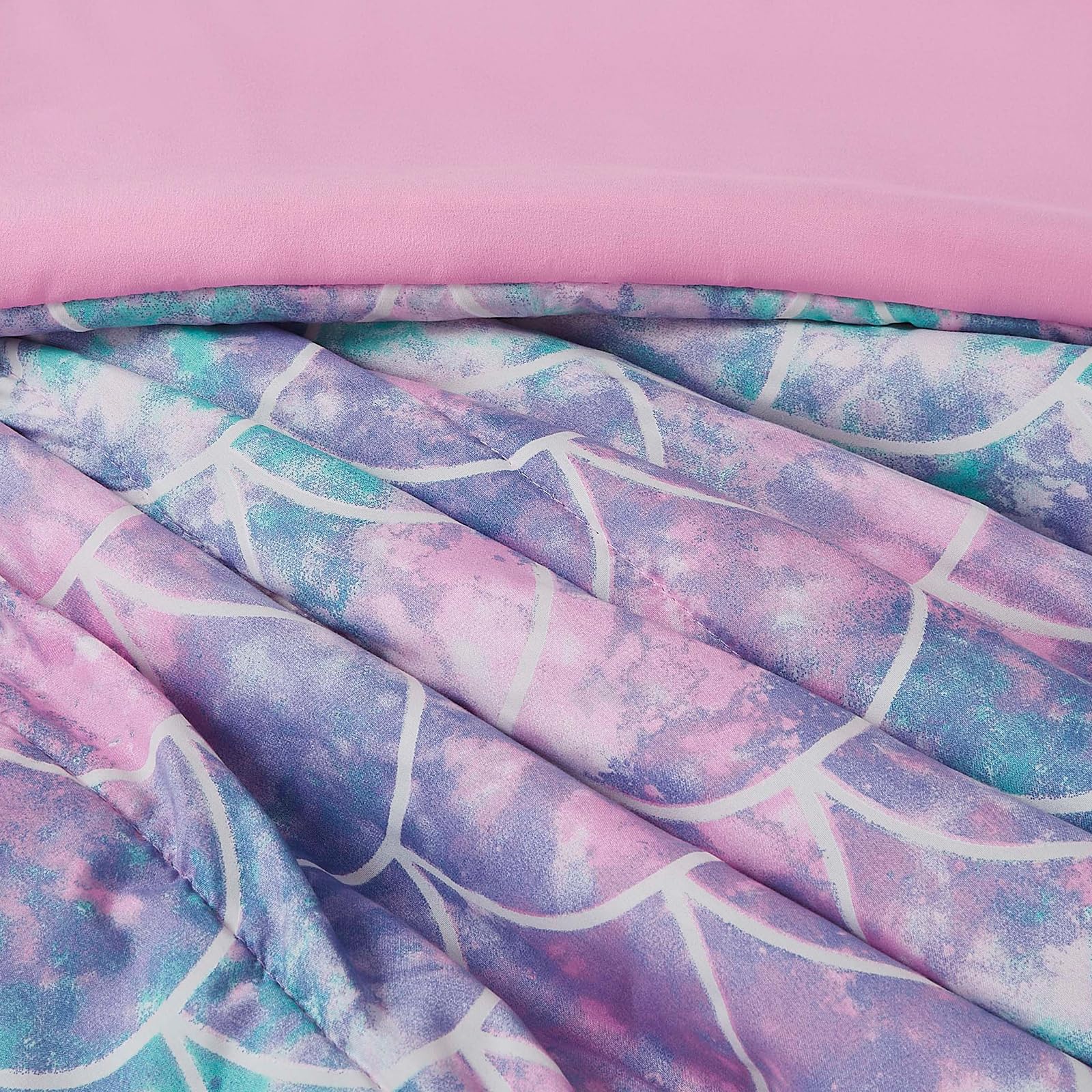 Wink Deer mermaid bedroom decor brings bright colors to a kid-friendly space.