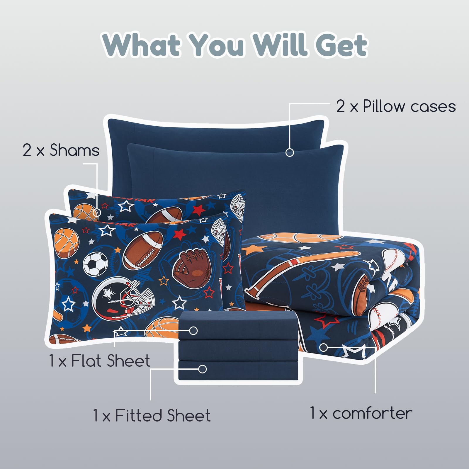 Wink Deer vacuum-sealed packaging protects the set during shipping
