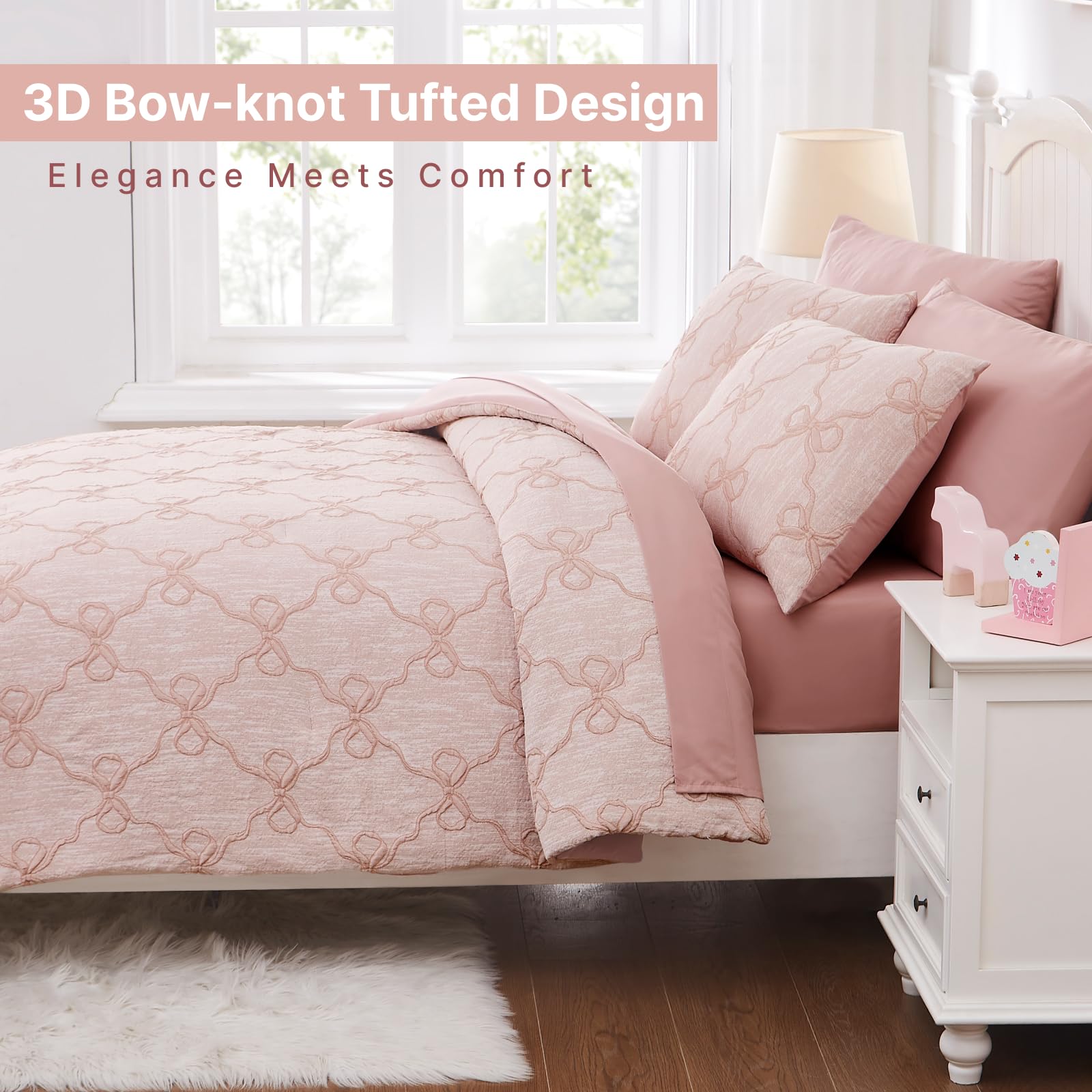 Wink Deer's pink diamond pillowcases for smooth, restful sleep
