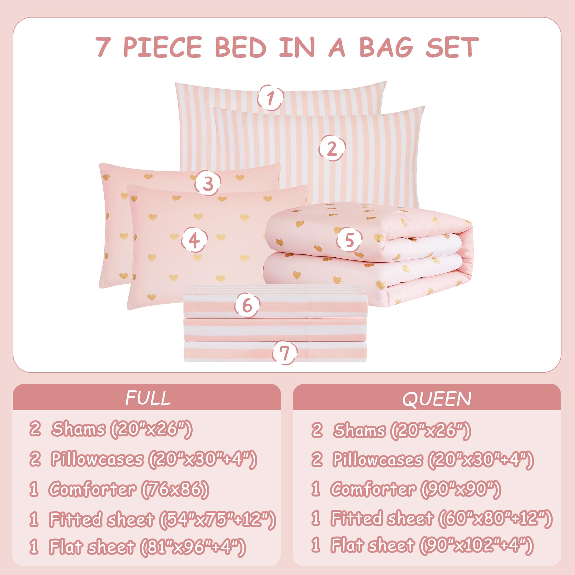 Wink Deer seven-piece set creates a dreamy kid-friendly bedroom.