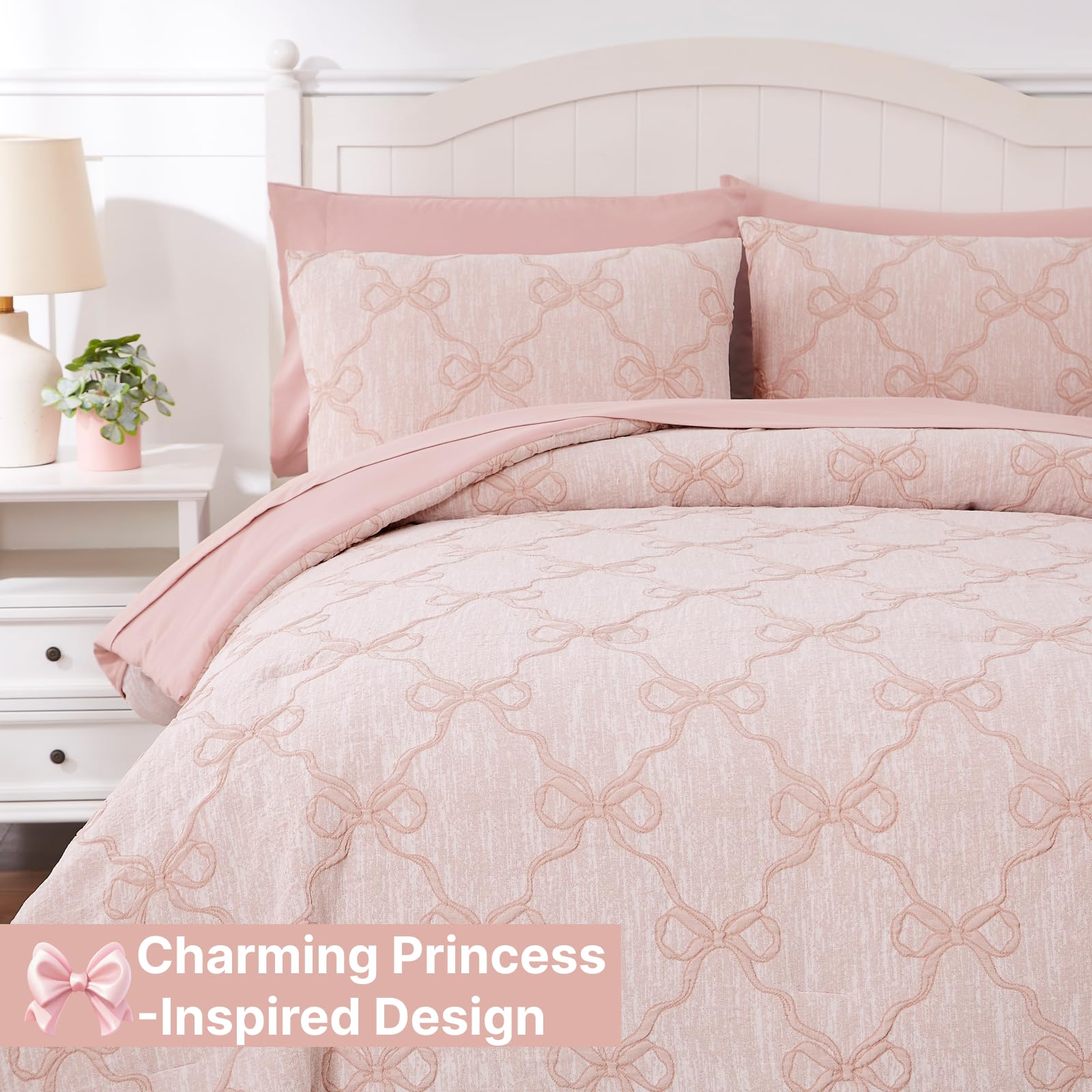 Wink Deer's pink diamond shams for decorative, coordinated look