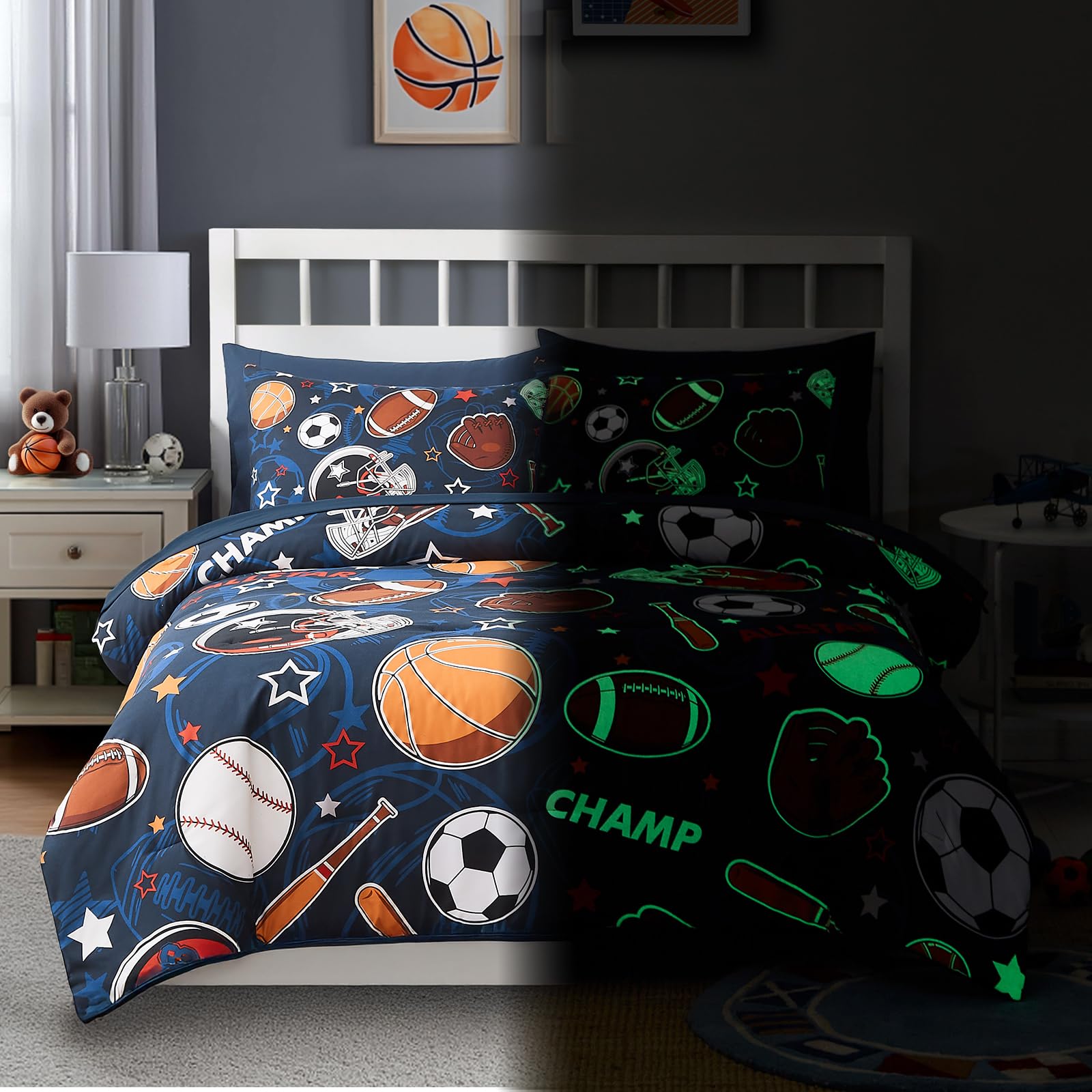 Wink Deer shams 20x26 pair add coordinated dorm-room vibe