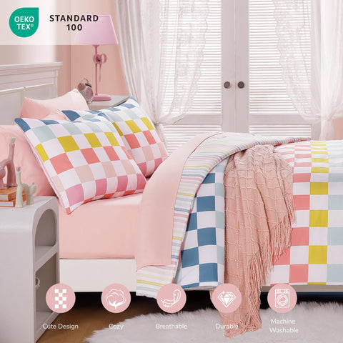 Close-up of Wink Deer soft fabric reveals a cozy, breathable texture.