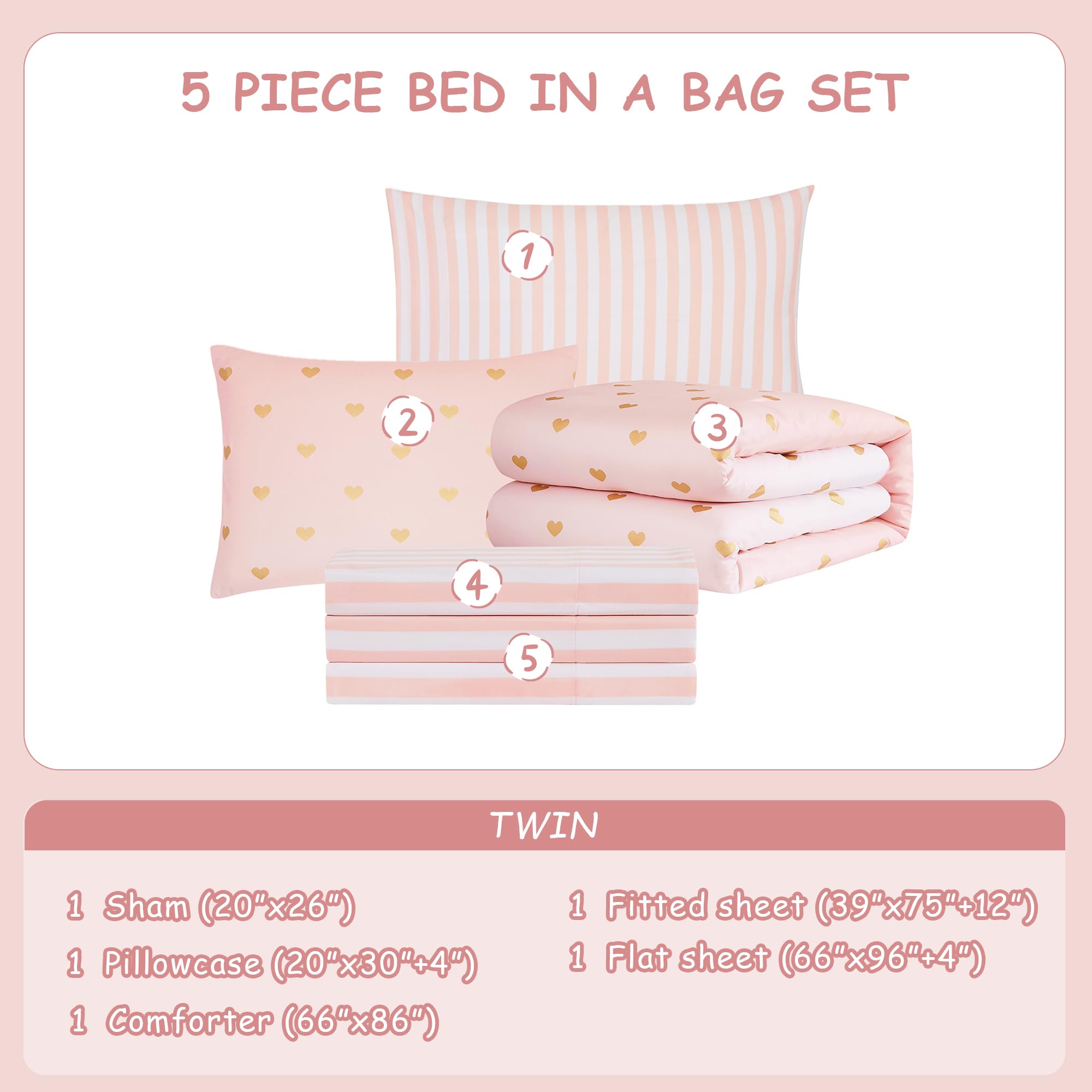 Wink Deer Fitted and Flat Sheets for easy care and snug fit