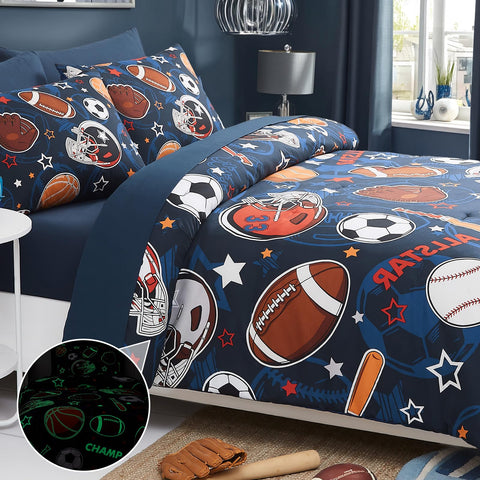Wink Deer twin comforter set designed for active kids.
