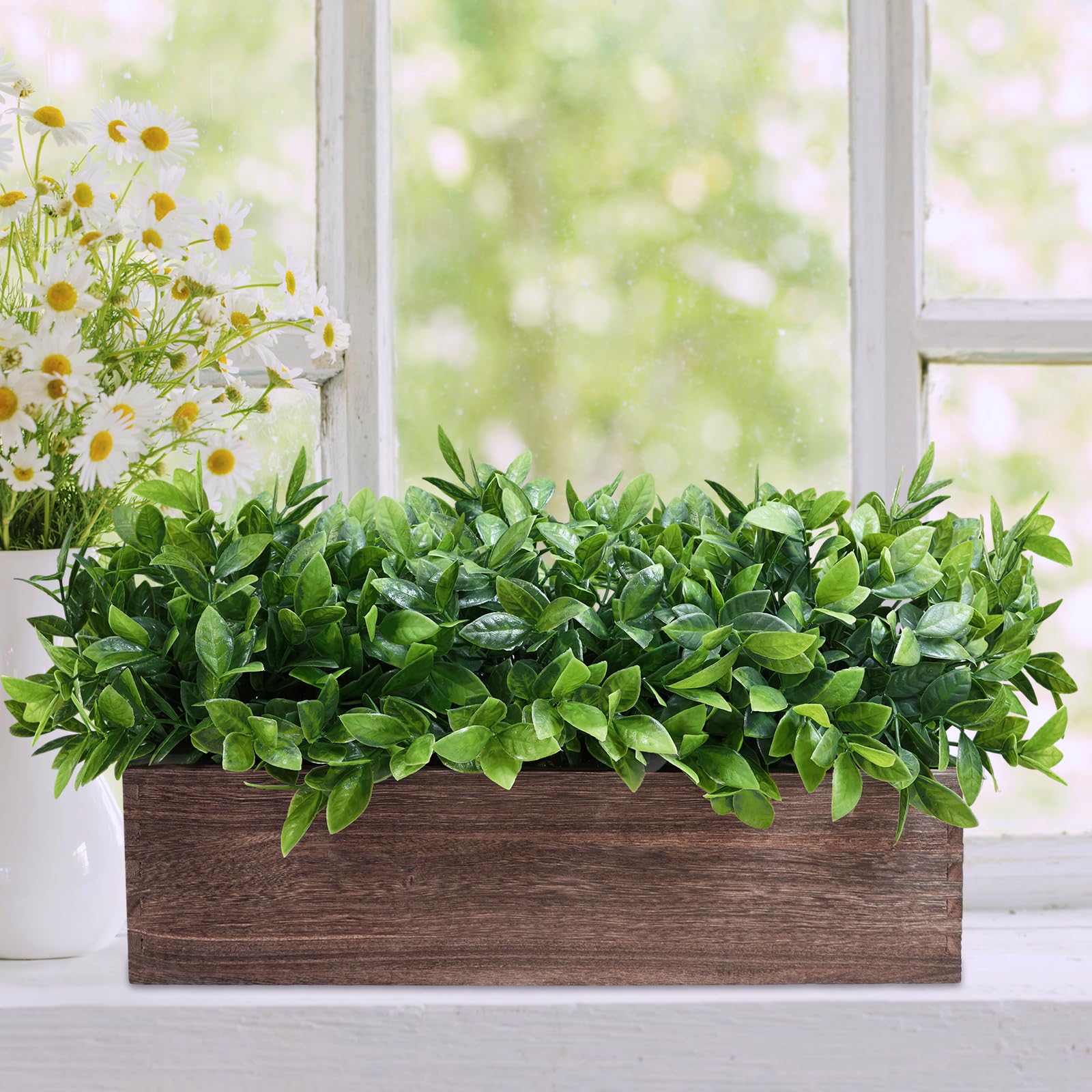 Winlyn boxwood wedding favor decor offers elegant greenery touch