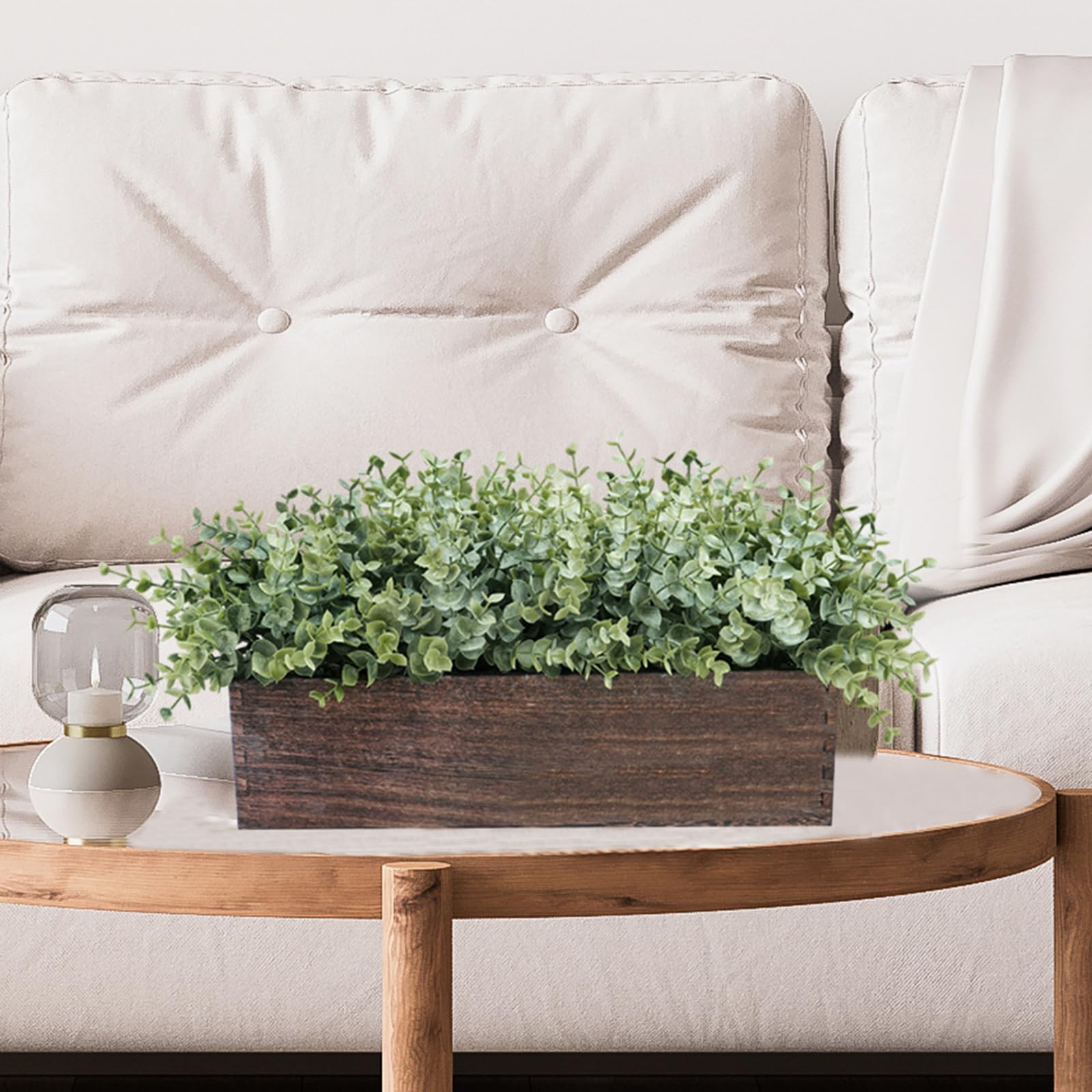 Winlyn two-tone leaves with dusty finish look lifelike.