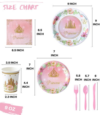Winoo Design princess napkins pack features thick 3-layer construction for spills