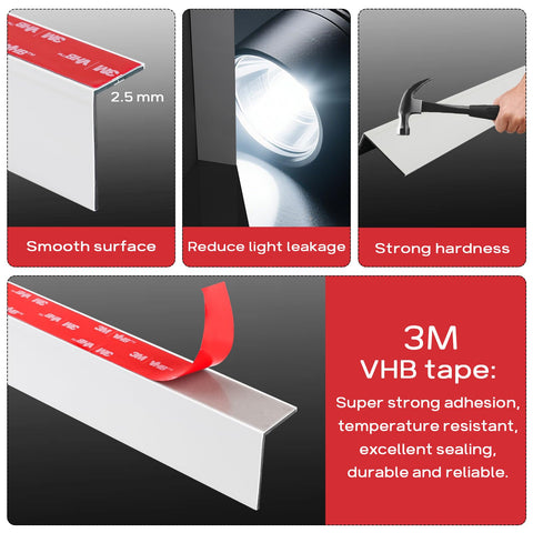 WINSMAR light blocker cut-to-size DIY trim example for precision fit.