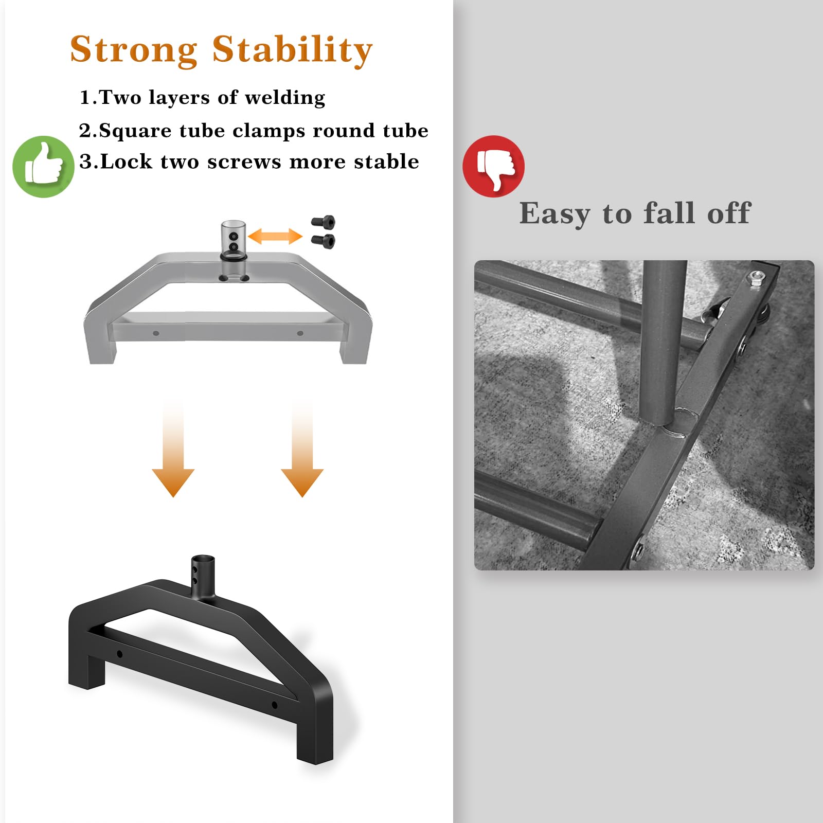 Wiracks 3-inch wheels allow easy movement with floor protection.