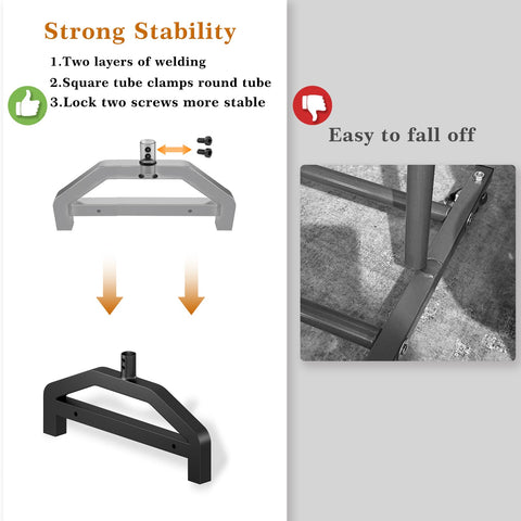 Wiracks 3-inch wheels allow easy movement with floor protection.