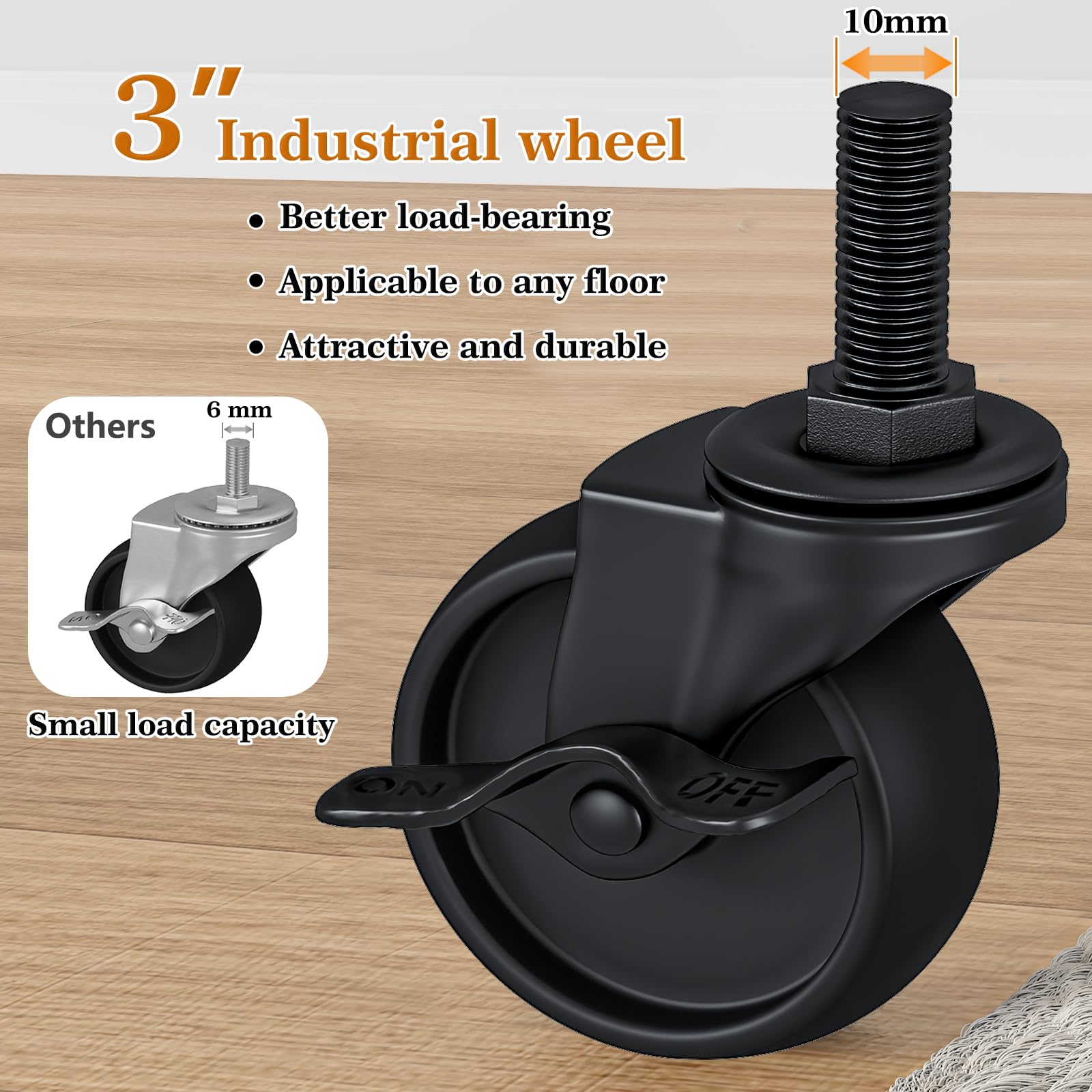 Wiracks black finish complements modern interiors and fits various rooms.