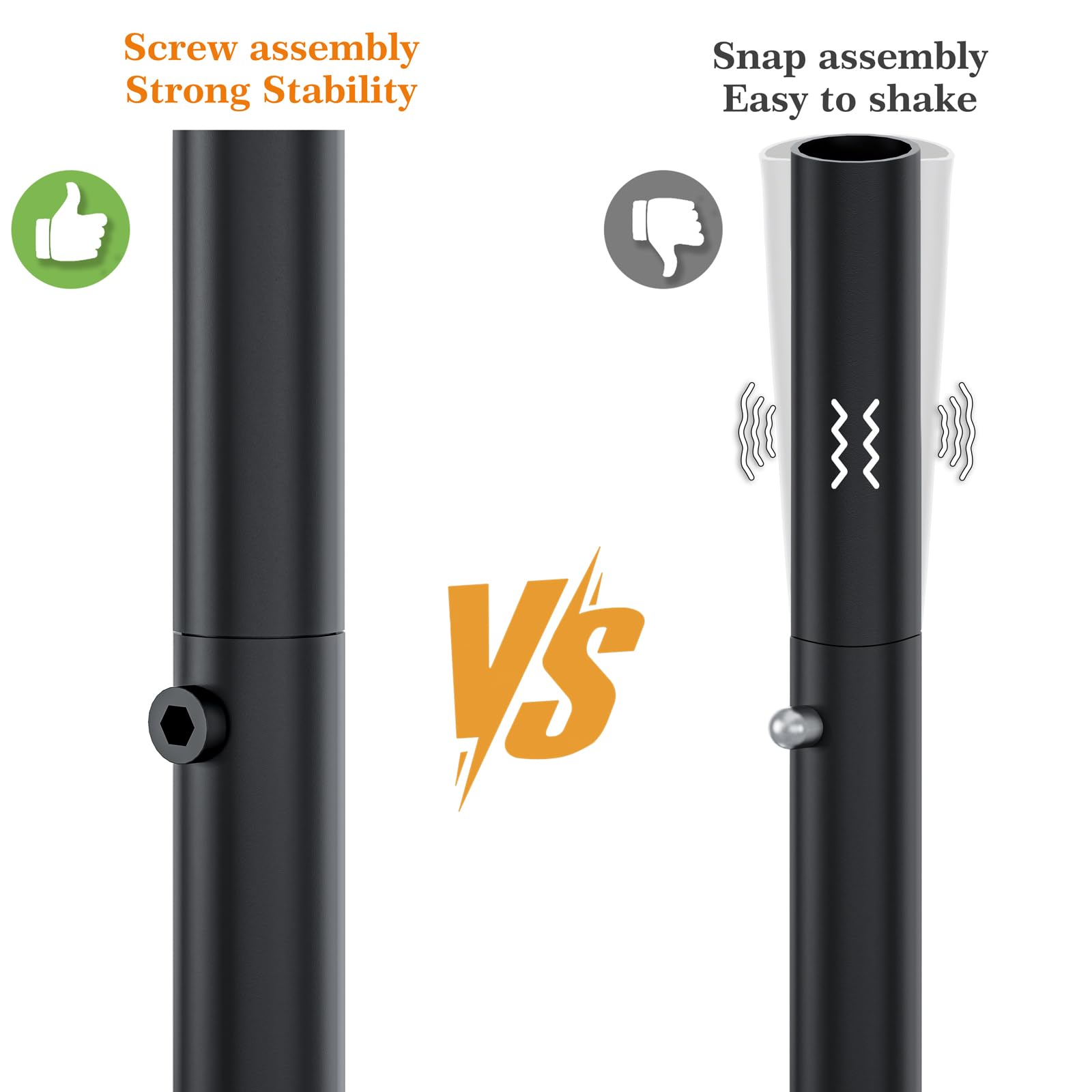 Wiracks tool-free assembly enables quick setup and minimal hassle.