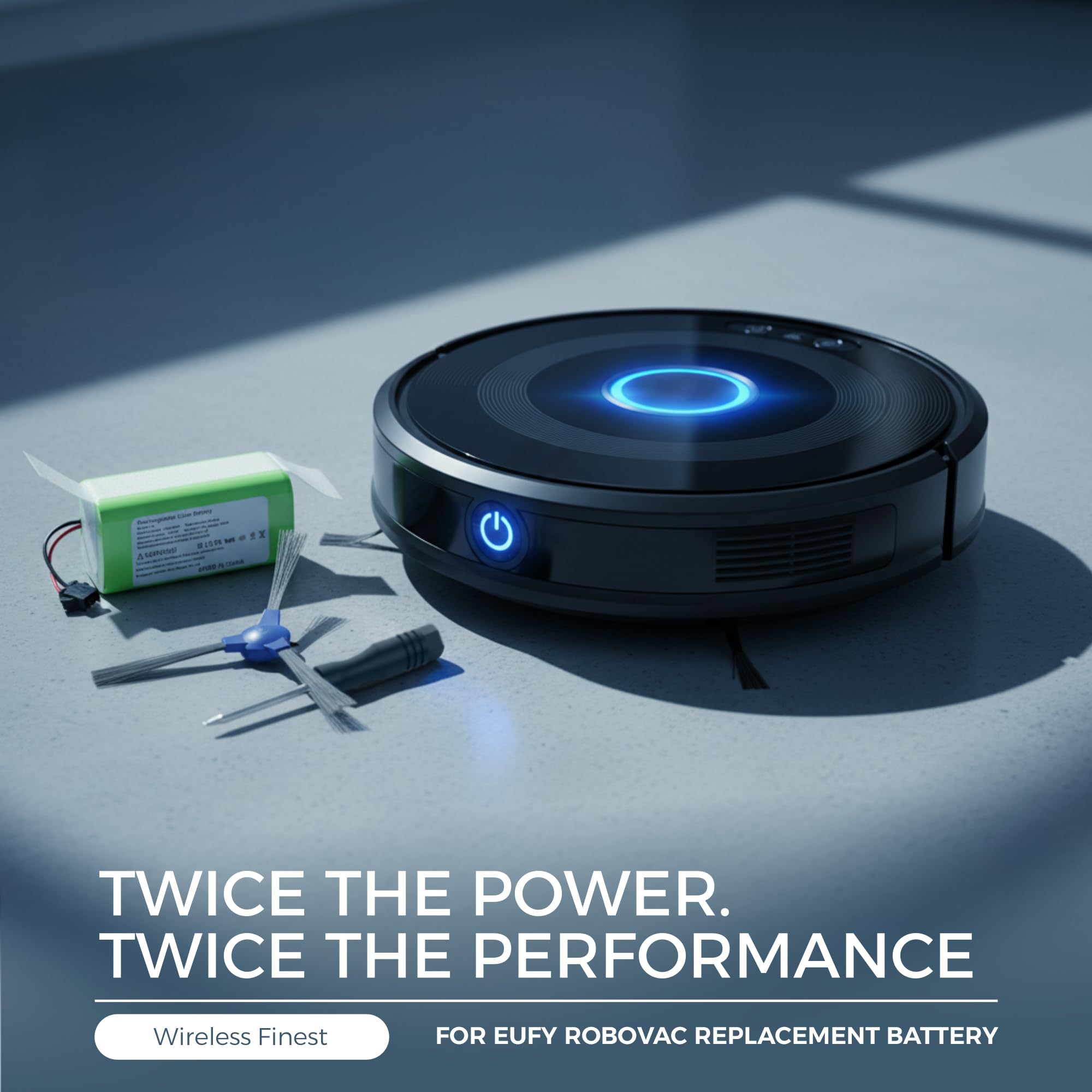 WirelessFinest 4000mAh A800 battery ensures smooth operation across Amarey models for longer runs.