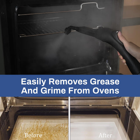 WIRQO Steam Cleaner adjustable-handle lets you tailor steam output to surfaces.